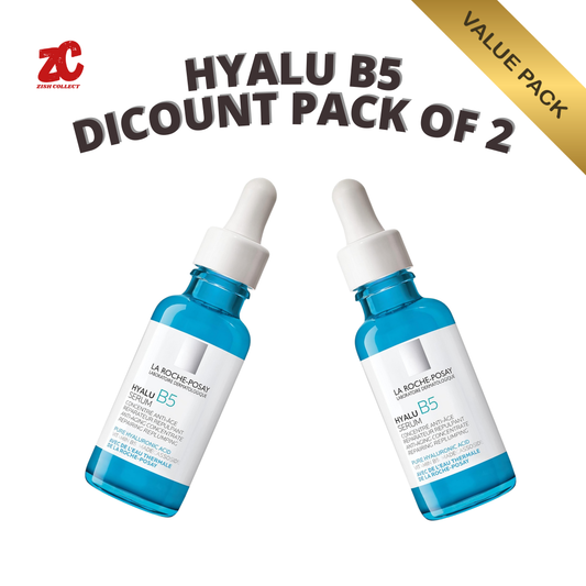 La Roche Hyalu B5,Pure Hyaluronic Acid Serum for Face, with Vitamin B5 Pack Of 2's